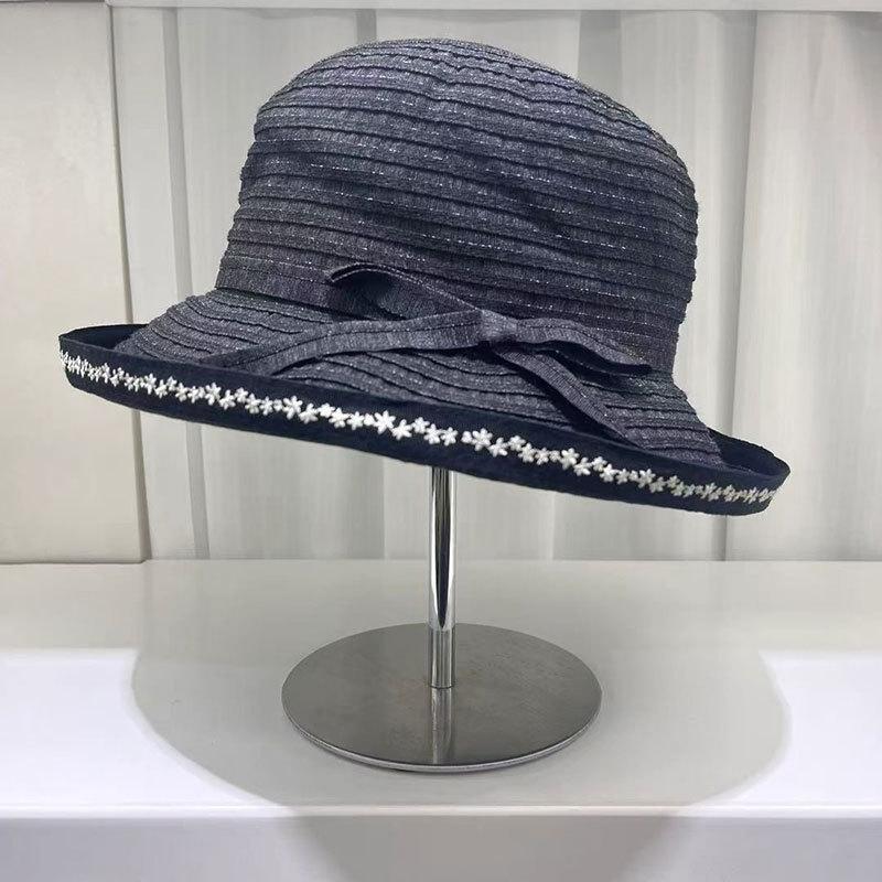 New Bucket Hat Four Seasons Women s Outdoor Vacation Shading Face Shading Straw Hat Sun Protection Bow Breathable Hat 56-58CM чорний
New Bucket Hat Four Seasons Women s Outdoor Vacation Shading Face Shading Straw Hat Sun Protection Bow Breathable Hat 56-58CM чорний
