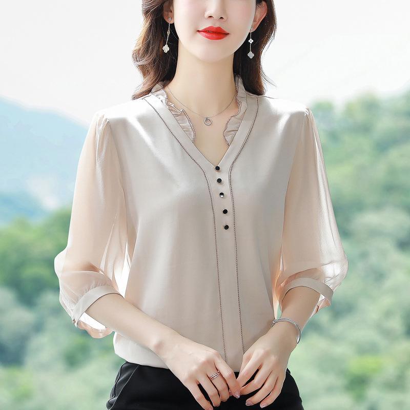 Осенний однотонный темпераментный дорожный свитер средней длины в стиле дзен в стиле ретро с синим шифоном и короткими рукавами, блузки и рубашки 3XL абрикосовый
Осенний однотонный темпераментный дорожный свитер средней длины в стиле дзен в стиле ретро с синим шифоном и короткими рукавами, блузки и рубашки 3XL абрикосовый