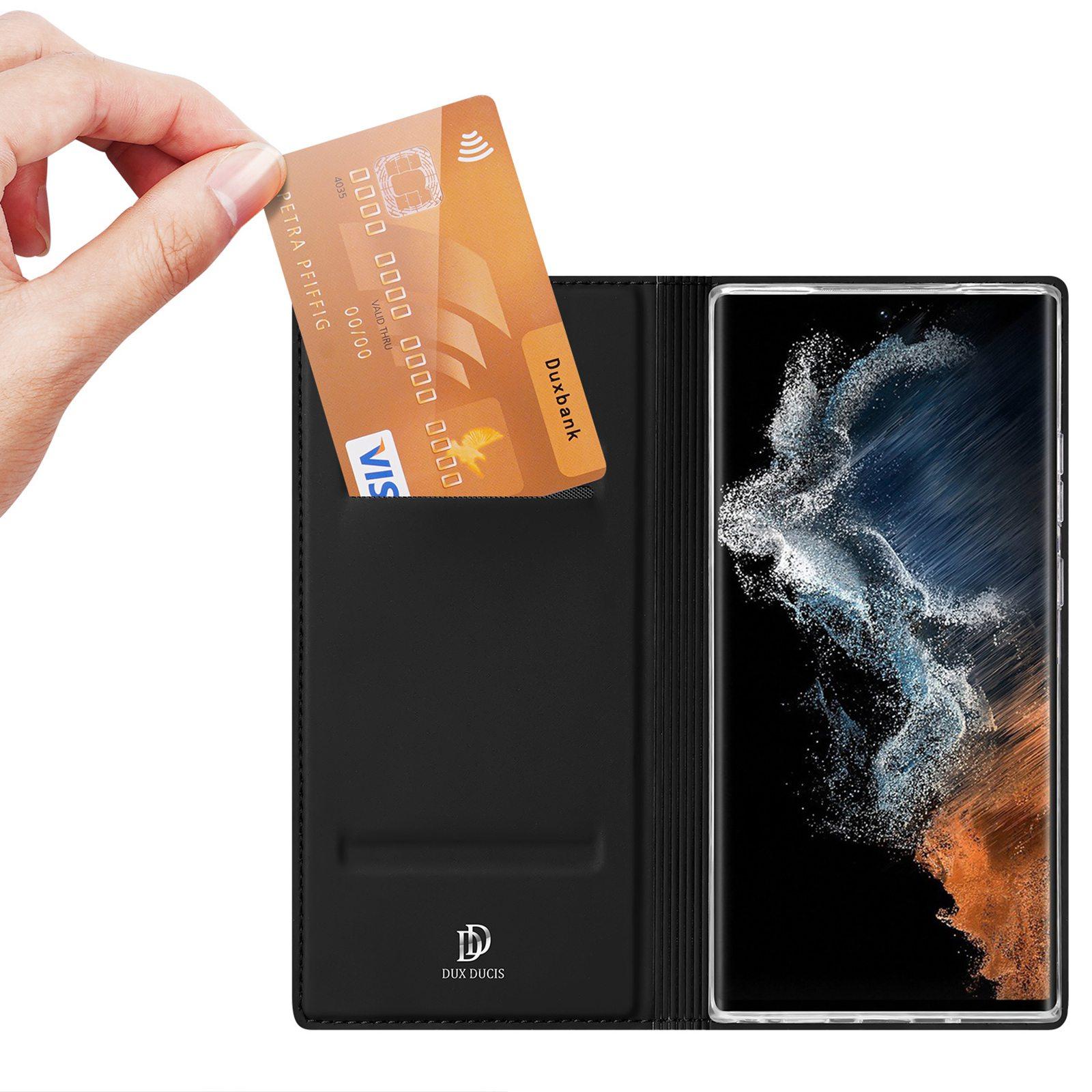 DUX DUCIS Skin Pro Series for Samsung Galaxy S23 Ultra Card Holder PU Leather Folio Flip Cover Phone Stand Case Black
DUX DUCIS Skin Pro Series for Samsung Galaxy S23 Ultra Card Holder PU Leather Folio Flip Cover Phone Stand Case Black