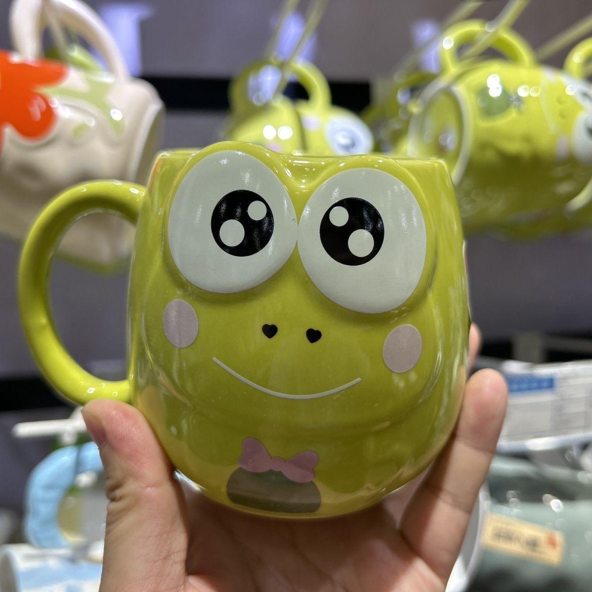 Cartoon Frog Shaped Ceramic Mug Creative Coffee Milk Tea Water Cup Cute Children Breakfast Cup Household Drinkware 350ml
Cartoon Frog Shaped Ceramic Mug Creative Coffee Milk Tea Water Cup Cute Children Breakfast Cup Household Drinkware 350ml