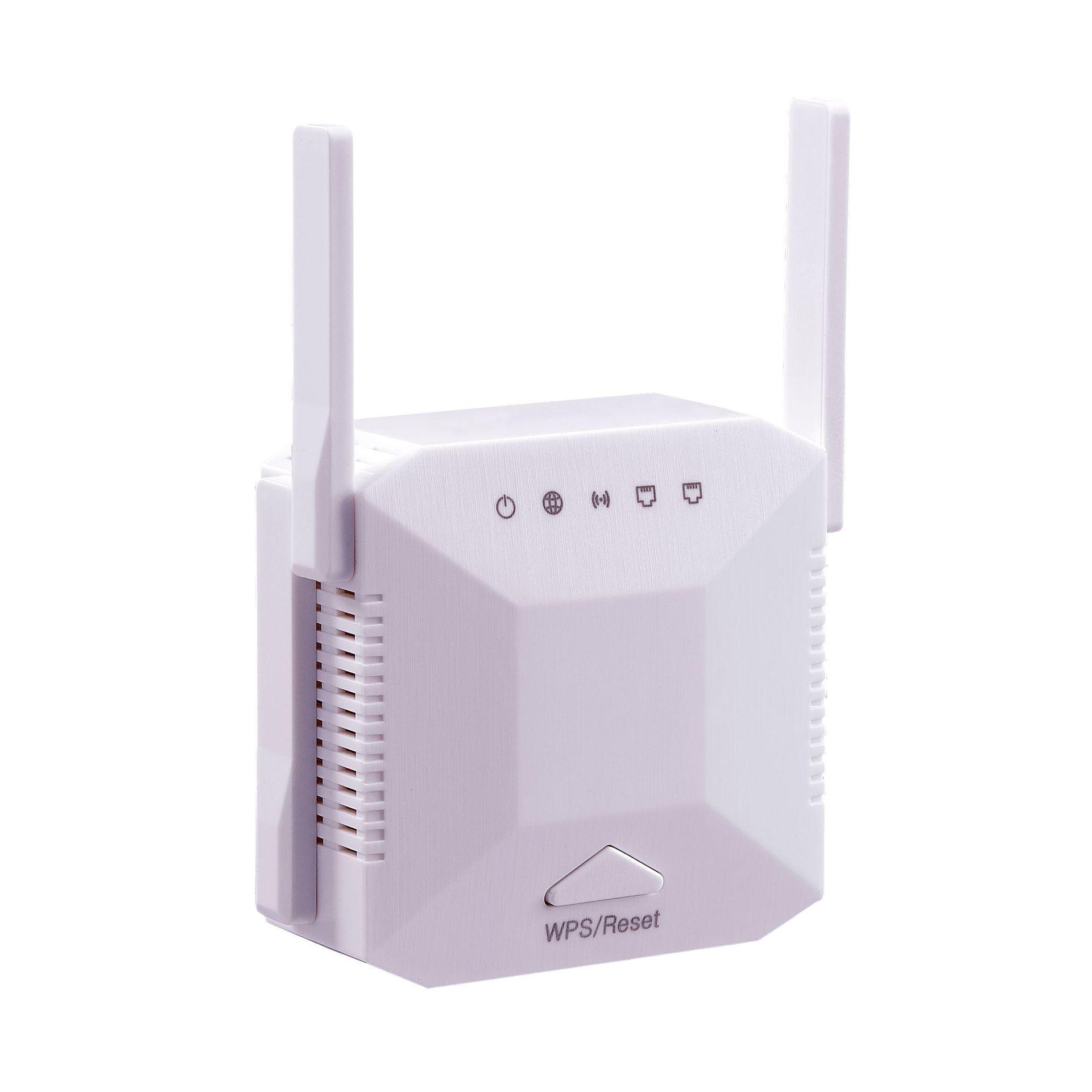 Dual-Band WiFi Signal Booster & Wall-Penetrating Gigabit Extender 1200M Repeater US White
Dual-Band WiFi Signal Booster & Wall-Penetrating Gigabit Extender 1200M Repeater US White