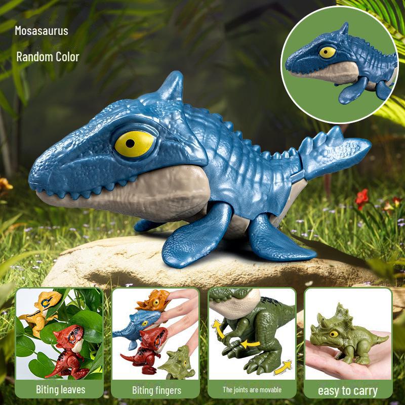 Подвижный мультяшный динозавр: Милая игрушка, которая кусает пальцы, для детского творческого декора
Подвижный мультяшный динозавр: Милая игрушка, которая кусает пальцы, для детского творческого декора