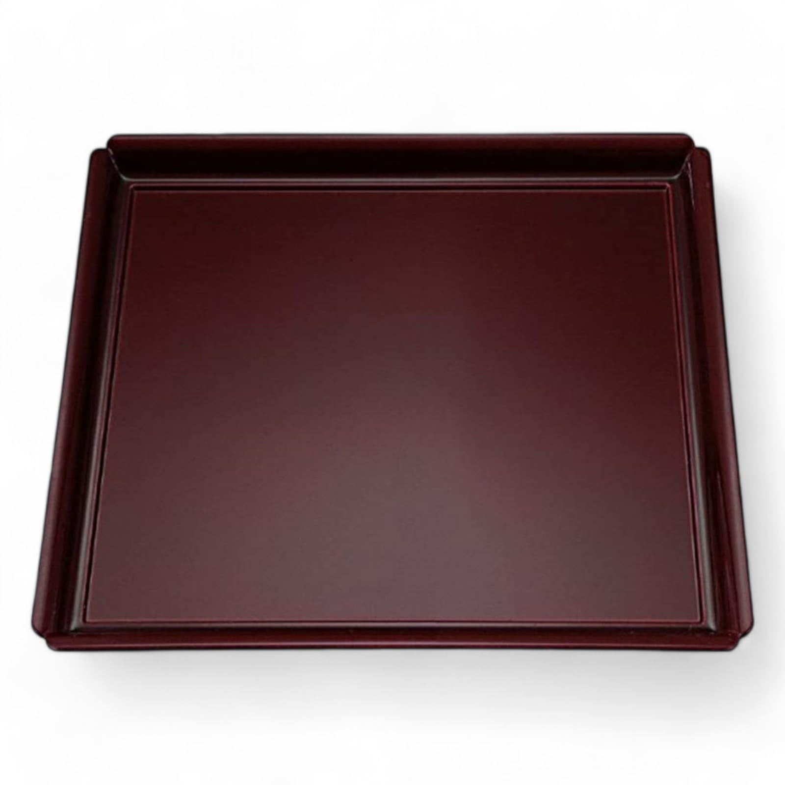 Square Mokko Tray shaku x 2 with a Black Lacquerware Made in Japan J-kitchens (2 cm) Bishamon-style Base, 36cm, (ABS Resin),
Square Mokko Tray shaku x 2 with a Black Lacquerware Made in Japan J-kitchens (2 cm) Bishamon-style Base, 36cm, (ABS Resin),