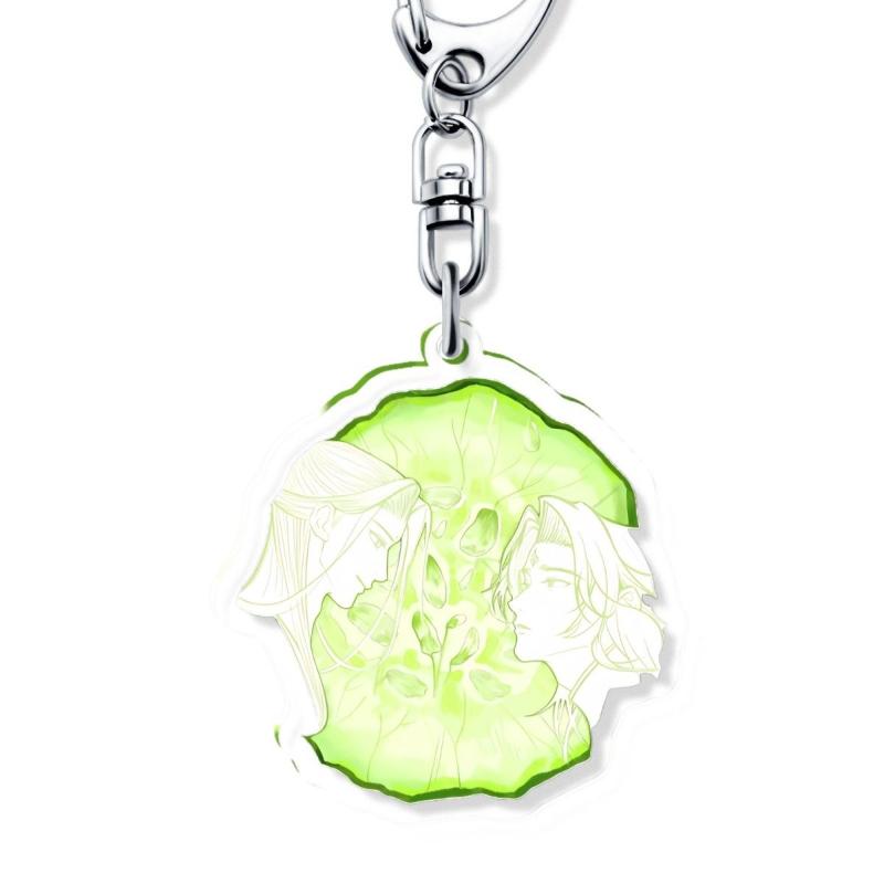 Anime The Scum Villain’s Self-Saving System Shen Qingqiu Luo Binghe Cosplay Keychain Acrylic Cucumber Pendant Keyring Accessory светло-зеленый
Anime The Scum Villain’s Self-Saving System Shen Qingqiu Luo Binghe Cosplay Keychain Acrylic Cucumber Pendant Keyring Accessory светло-зеленый
