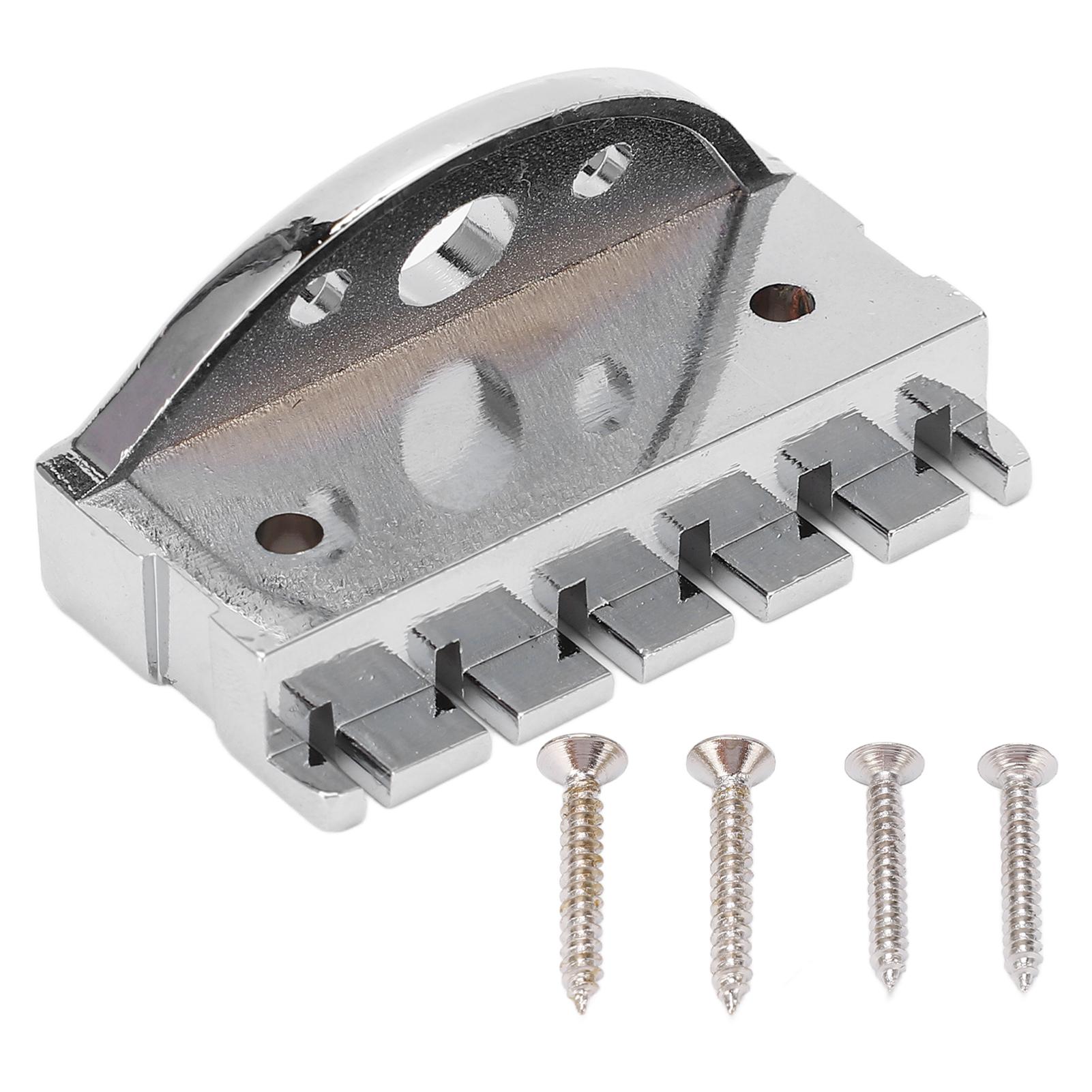 Guitar String Locking Nut Metal Guitars Accessory Corrosion Resistant with Mounting Screws
Guitar String Locking Nut Metal Guitars Accessory Corrosion Resistant with Mounting Screws