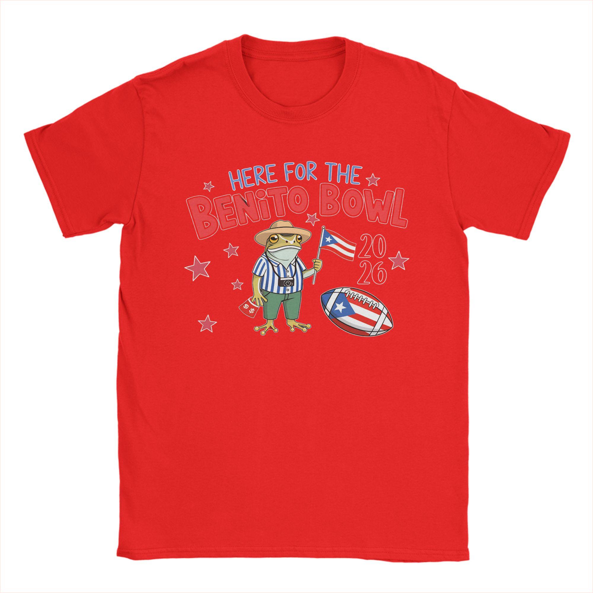 Fun Benito Bowl TShirts for Unisex Round Neck Pure Cotton T Shirts Short Sleeve Tee Shirt Birthday Gift Clothes S
Fun Benito Bowl TShirts for Unisex Round Neck Pure Cotton T Shirts Short Sleeve Tee Shirt Birthday Gift Clothes S
