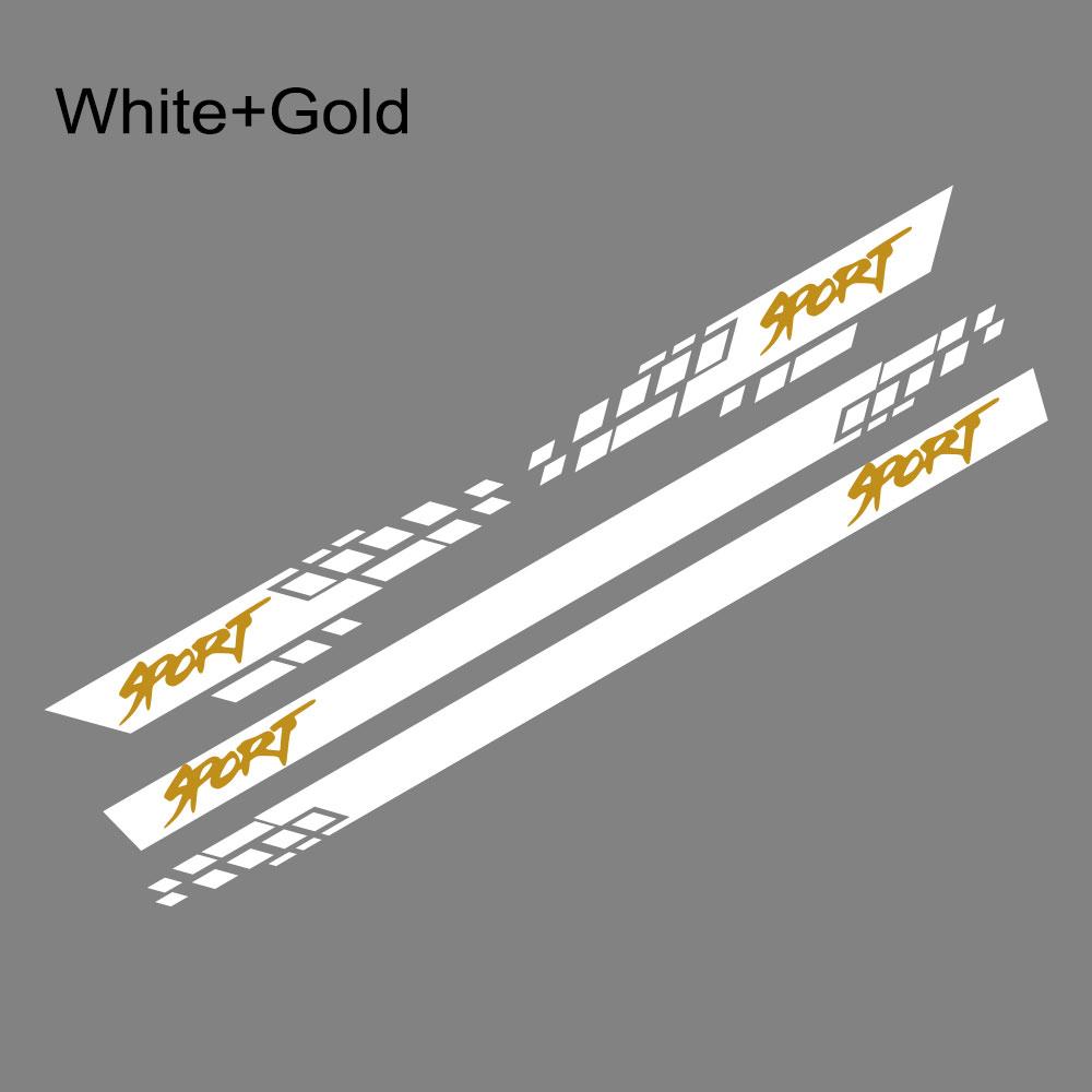 Truck Door Side Skirt Vinyl Sport Car Sticker For Pickup Auto Body Styling Decor Vinyl Decal Cover Auto Tuning Decor Accessories біле золото кольору
Truck Door Side Skirt Vinyl Sport Car Sticker For Pickup Auto Body Styling Decor Vinyl Decal Cover Auto Tuning Decor Accessories біле золото кольору