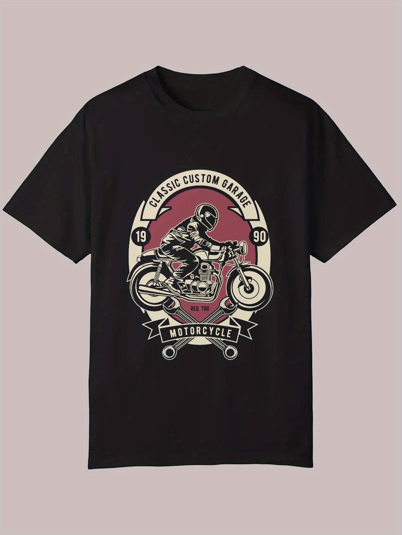 Vintage Motorcycle Graphic T-shirt - Retro 19 & 90 Design XXXXL
Vintage Motorcycle Graphic T-shirt - Retro 19 & 90 Design XXXXL