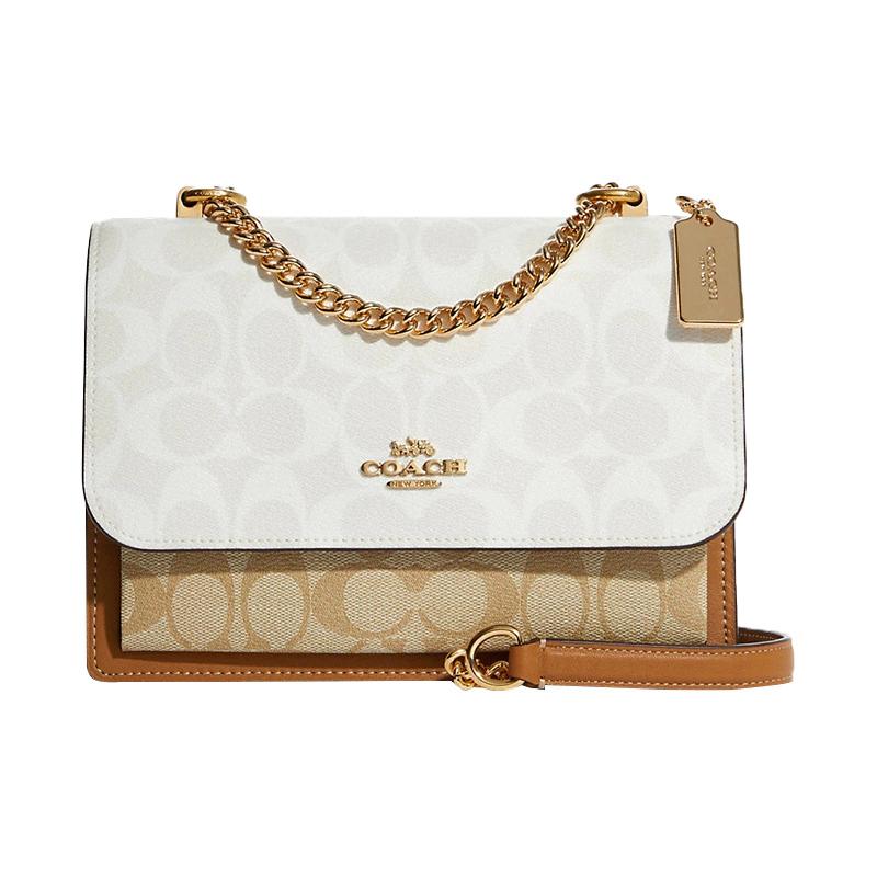 COACH shoulder bag Klare 22 Logo logo snap flap, coated canvas and leather, small square bag, chain bag, accordion bag, crossbody bag, small size білий
COACH shoulder bag Klare 22 Logo logo snap flap, coated canvas and leather, small square bag, chain bag, accordion bag, crossbody bag, small size білий