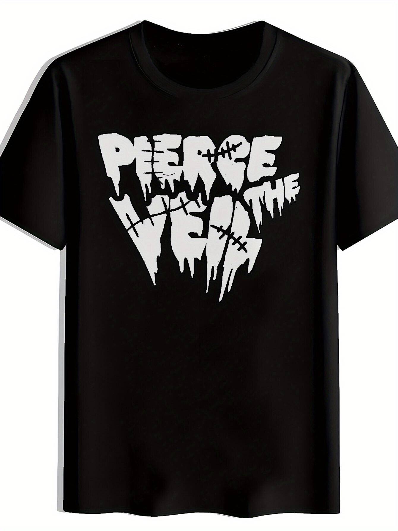 Black T-shirt with Pierce the Veil Graphic Print - Casual Crew Neck L
Black T-shirt with Pierce the Veil Graphic Print - Casual Crew Neck L