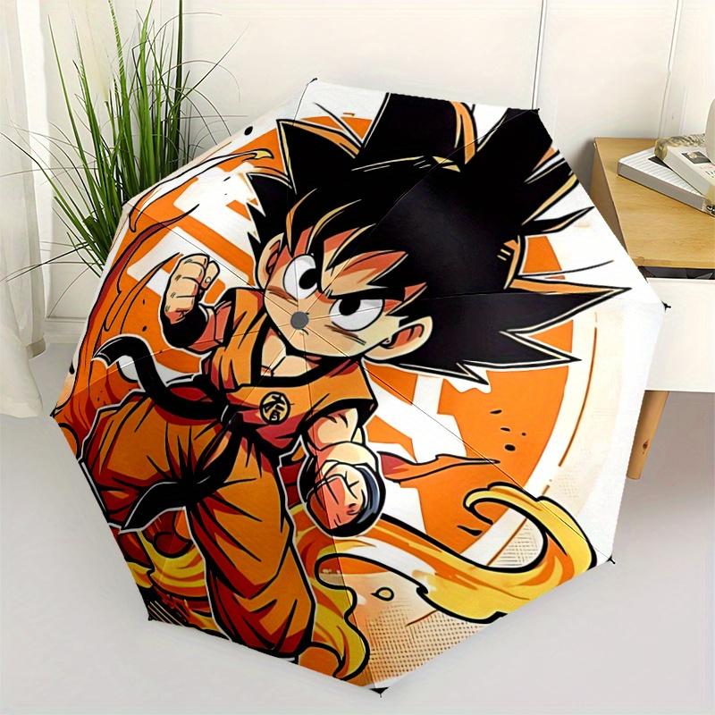 1pc Dragon Ball Z Goku Inspired Automatic Opening Folding Umbrella - Portable 3-Fold Design with 8 Iron Ribs - Outdoor, for Fans, Travelers, Dail
1pc Dragon Ball Z Goku Inspired Automatic Opening Folding Umbrella - Portable 3-Fold Design with 8 Iron Ribs - Outdoor, for Fans, Travelers, Dail
