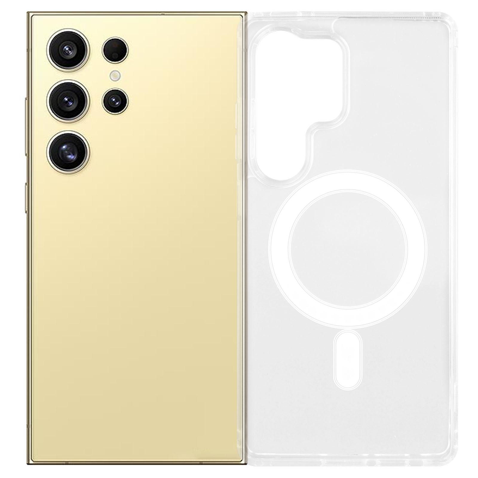 For Samsung Galaxy S25 Ultra Case Compatible with MagSafe TPU+Acrylic Clear Phone Cover A
For Samsung Galaxy S25 Ultra Case Compatible with MagSafe TPU+Acrylic Clear Phone Cover A