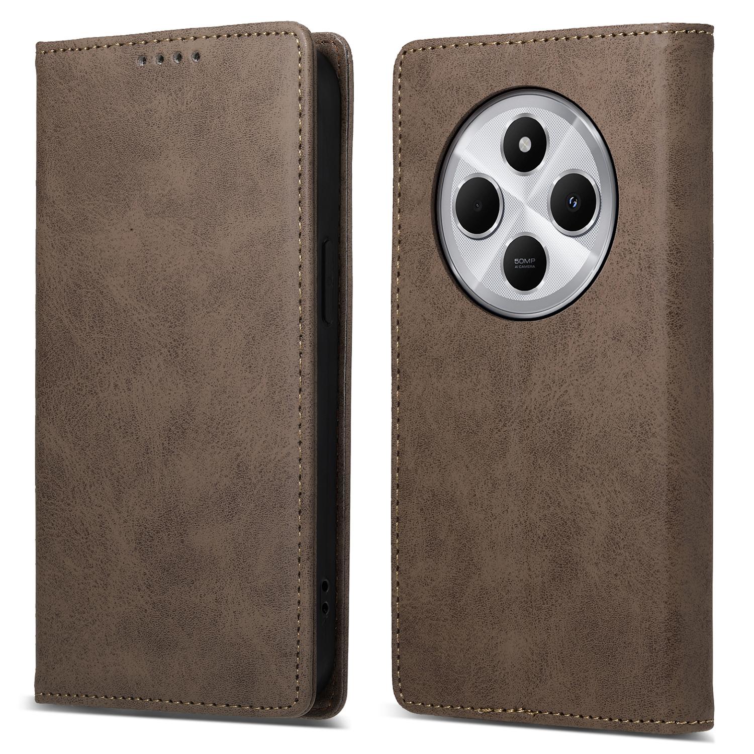 DF-05 Wallet Case For Xiaomi Poco C75 4G/Redmi 14R 5G/14C 4G RFID Blocking PU Leather Phone Cover Brown
DF-05 Wallet Case For Xiaomi Poco C75 4G/Redmi 14R 5G/14C 4G RFID Blocking PU Leather Phone Cover Brown