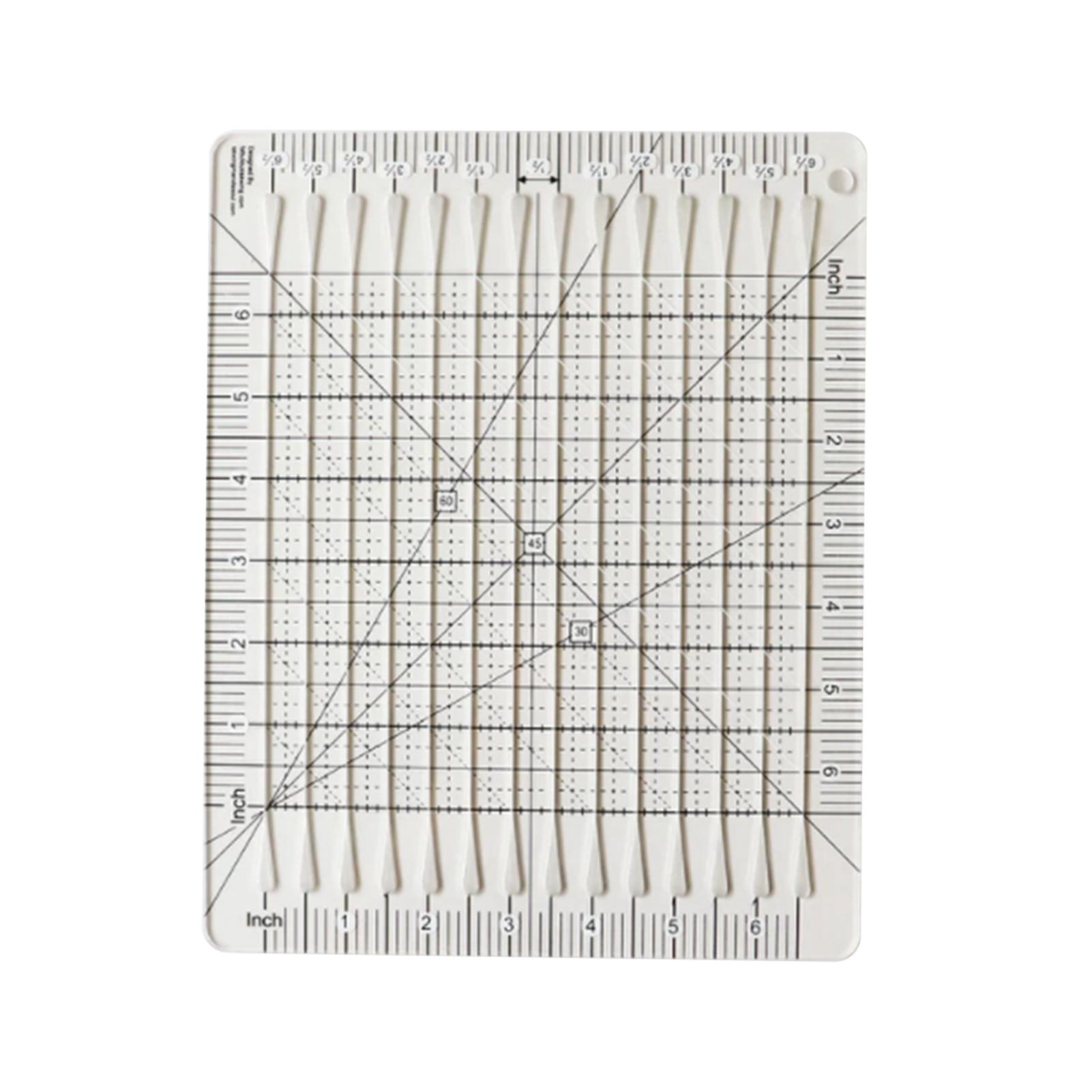 Quilting Ruler Acrylic Transparent Quilter Ruler for Easy Cutting Quilting Sewing Crafts прозорий
Quilting Ruler Acrylic Transparent Quilter Ruler for Easy Cutting Quilting Sewing Crafts прозорий