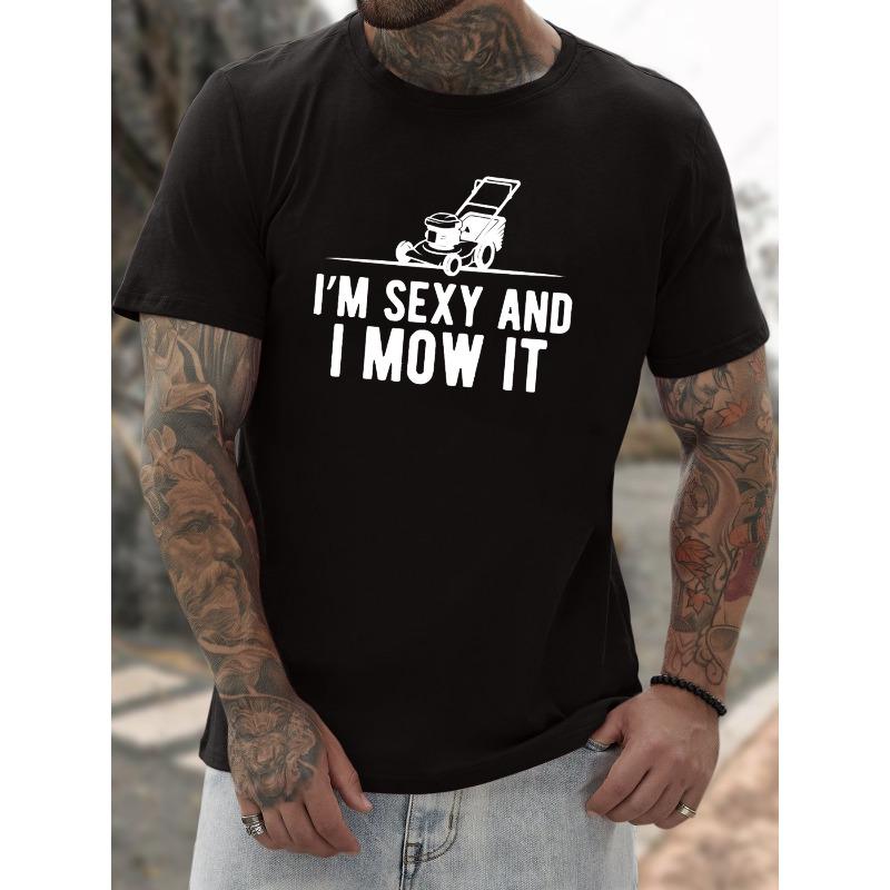 Европейский размер I M SEXY AND I MOW IT Принт с буквами Мужской креативный топ, Повседневная футболка с коротким рукавом и круглым вырезом, Мужская одежда S чёрный
Европейский размер I M SEXY AND I MOW IT Принт с буквами Мужской креативный топ, Повседневная футболка с коротким рукавом и круглым вырезом, Мужская одежда S чёрный