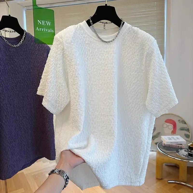 Summer Men T Shirts Casual Lazy Breathable Drying Short Sleeves Cool Fashion Loose Korean Outdoor High Street M белый
Summer Men T Shirts Casual Lazy Breathable Drying Short Sleeves Cool Fashion Loose Korean Outdoor High Street M белый