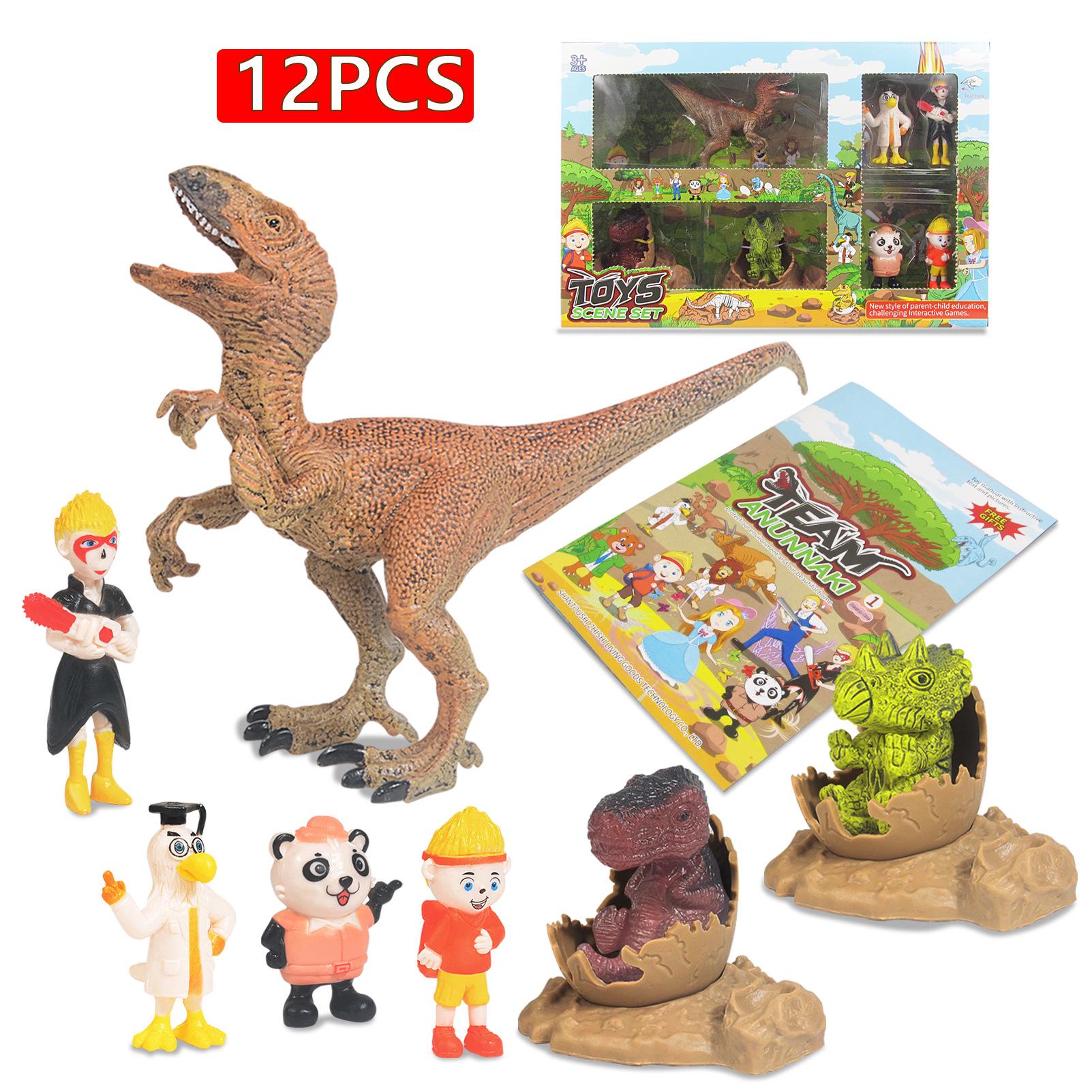 Модель детеныша динозавра с минифигуркой - Набор детских игрушек из 12 предметов
Модель детеныша динозавра с минифигуркой - Набор детских игрушек из 12 предметов