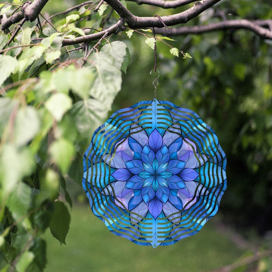 10 Inch Hanging Spinner Wind Chime Dreamy Theme Pattern for Spring Summer Garden Balcony Decor with 360° Rotating Hook Elegant Dynamic 01A
10 Inch Hanging Spinner Wind Chime Dreamy Theme Pattern for Spring Summer Garden Balcony Decor with 360° Rotating Hook Elegant Dynamic 01A