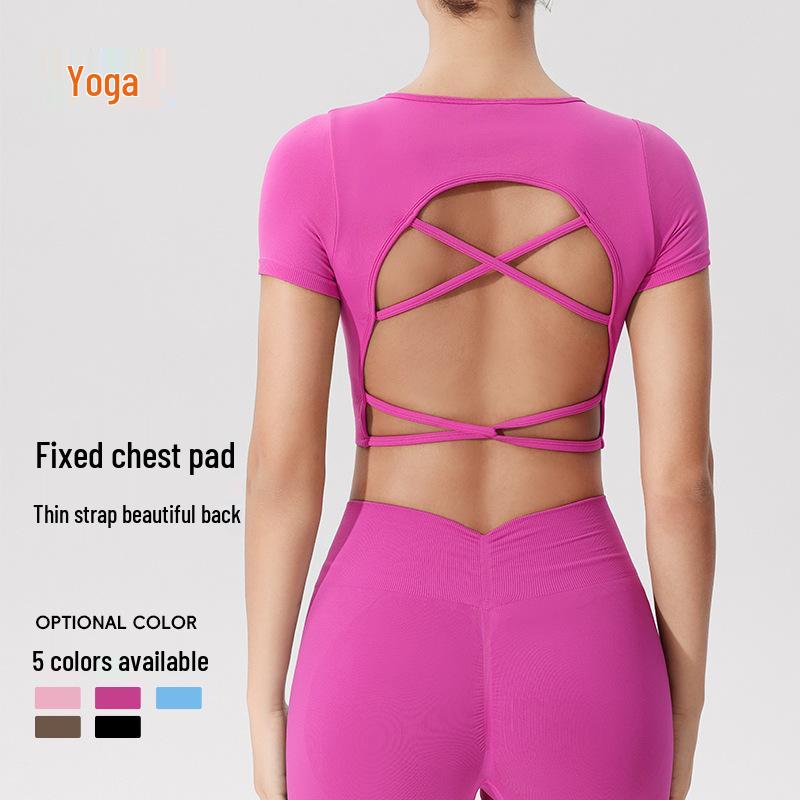 European & American Women s Seamless Sports Top with Built-in Bra & Stylish Back Medium світло-рожевий колір
European & American Women s Seamless Sports Top with Built-in Bra & Stylish Back Medium світло-рожевий колір