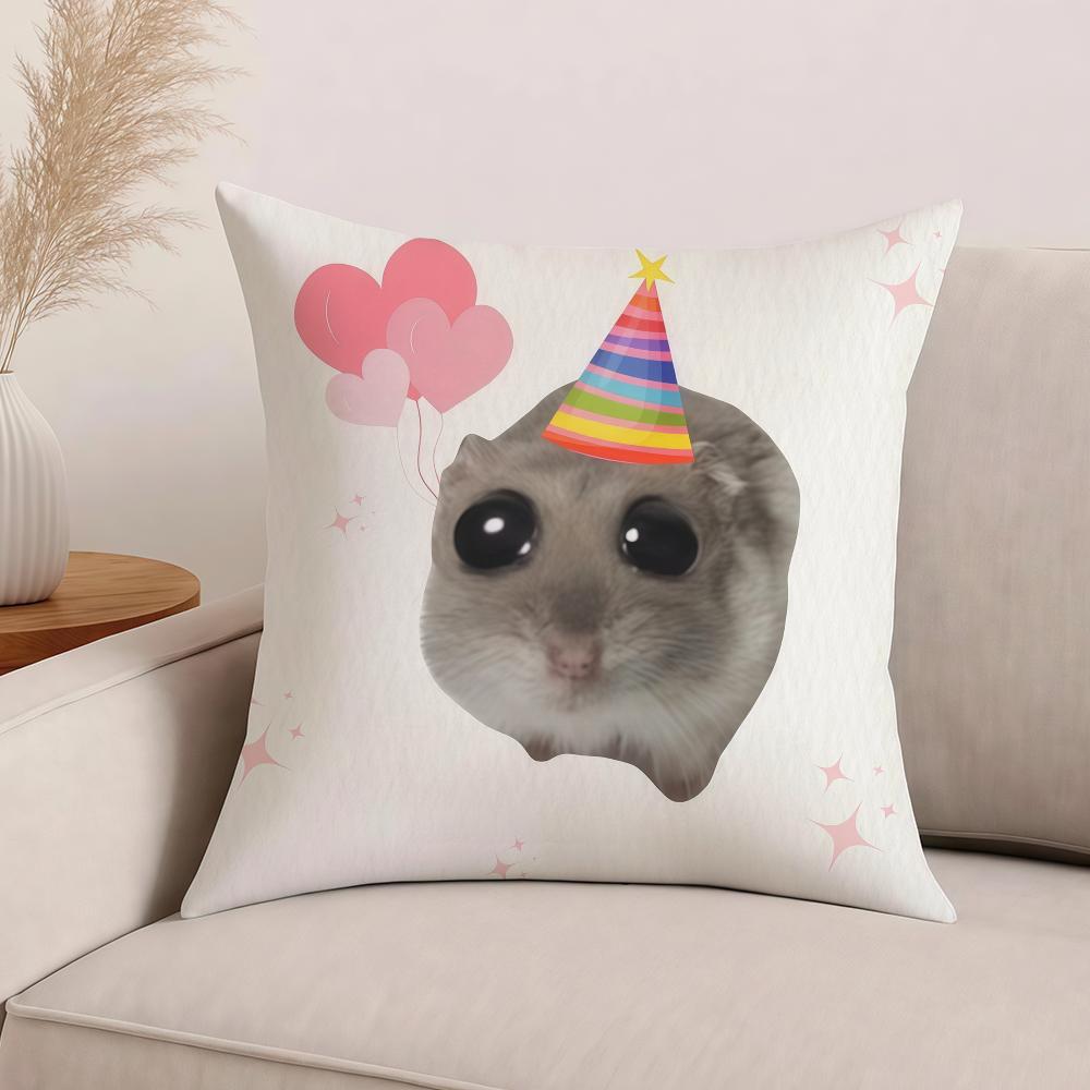 Sad Hamster meme funny cute kawaii Pillow Case Office Cushions Suitable For Sofa Car Bedroom Decorative Cushion Cover 55cm x 55cm
Sad Hamster meme funny cute kawaii Pillow Case Office Cushions Suitable For Sofa Car Bedroom Decorative Cushion Cover 55cm x 55cm