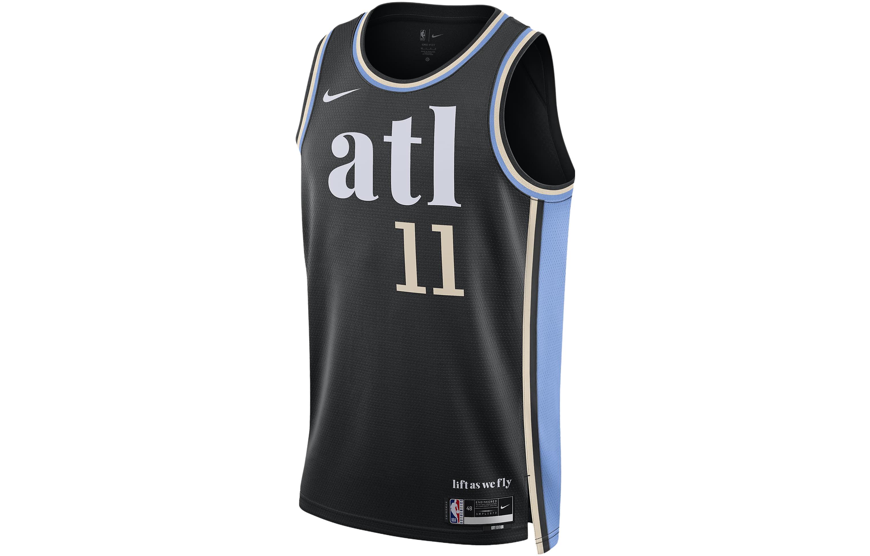 Nike Dri Fit Basketball Jersey City Edition 2023/24 Season, Atlanta Hawks Trae Young Size 11 Men s Black DX8486-011 XXL
Nike Dri Fit Basketball Jersey City Edition 2023/24 Season, Atlanta Hawks Trae Young Size 11 Men s Black DX8486-011 XXL