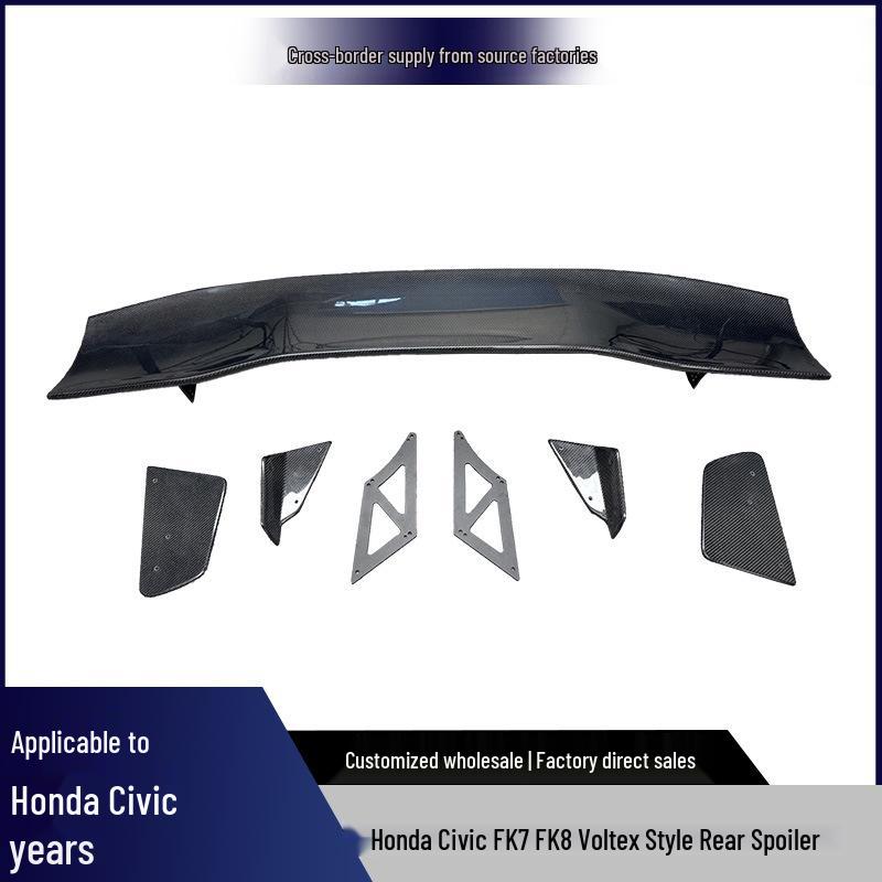Carbon Fiber Rear Spoiler Wing for Honda Civic FK7/FK8 V Style
Carbon Fiber Rear Spoiler Wing for Honda Civic FK7/FK8 V Style