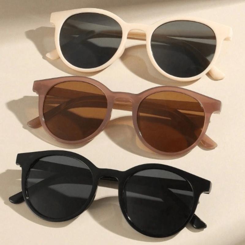 3 PCS New Minimalist and Fashionable Glasses Set Circular Design Cute Suitable for Parties and Daily Wear
3 PCS New Minimalist and Fashionable Glasses Set Circular Design Cute Suitable for Parties and Daily Wear