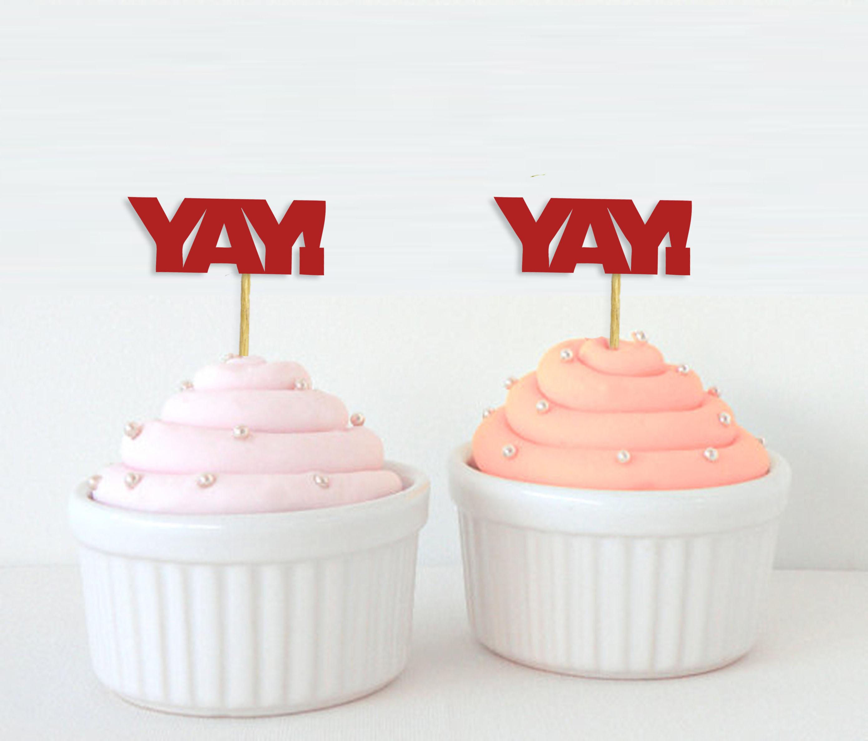 Darling Souvenir| YAY Year Cupcake Toppers| Birthday Wedding Graduation Party Baby Shower Dessert Decorations - Pack Of Pack Of 20 червоний
Darling Souvenir| YAY Year Cupcake Toppers| Birthday Wedding Graduation Party Baby Shower Dessert Decorations - Pack Of Pack Of 20 червоний