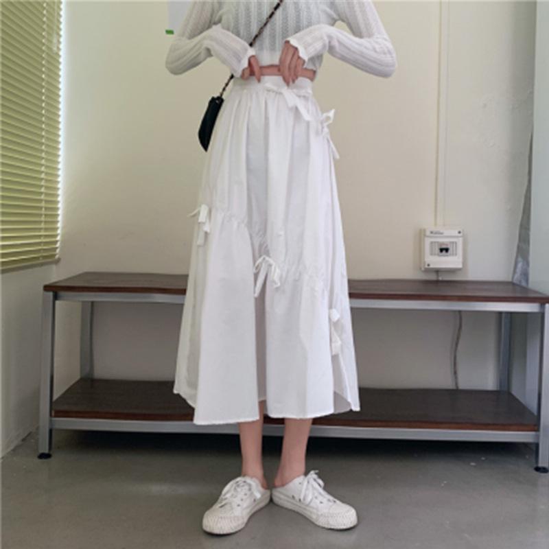 Irregular Bow White Skirt for Women In Spring and Summer New Small Design Long Skirt S белый
Irregular Bow White Skirt for Women In Spring and Summer New Small Design Long Skirt S белый