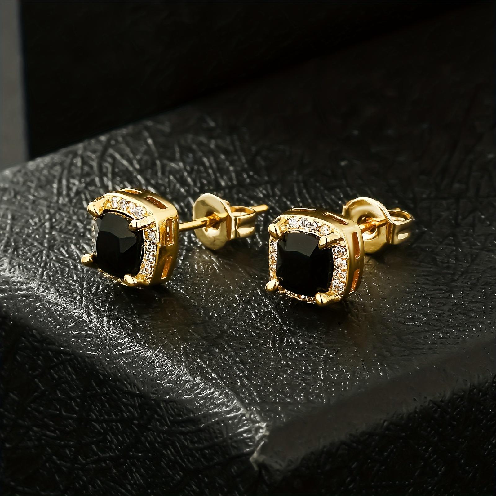 1 Pair Elegant Square Stud Earrings, Synthetic Diamond Stainless Steel Post,CopperBase Non Magnetic,Unisex Fashion Jewelry Gift срібний
1 Pair Elegant Square Stud Earrings, Synthetic Diamond Stainless Steel Post,CopperBase Non Magnetic,Unisex Fashion Jewelry Gift срібний
