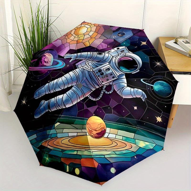 1pc Stained Glass Astronaut Space SceneUmbrella with Plastic Handle,Suitable for All Seasons Home Travel Outdoor UmbrellaB1571
1pc Stained Glass Astronaut Space SceneUmbrella with Plastic Handle,Suitable for All Seasons Home Travel Outdoor UmbrellaB1571