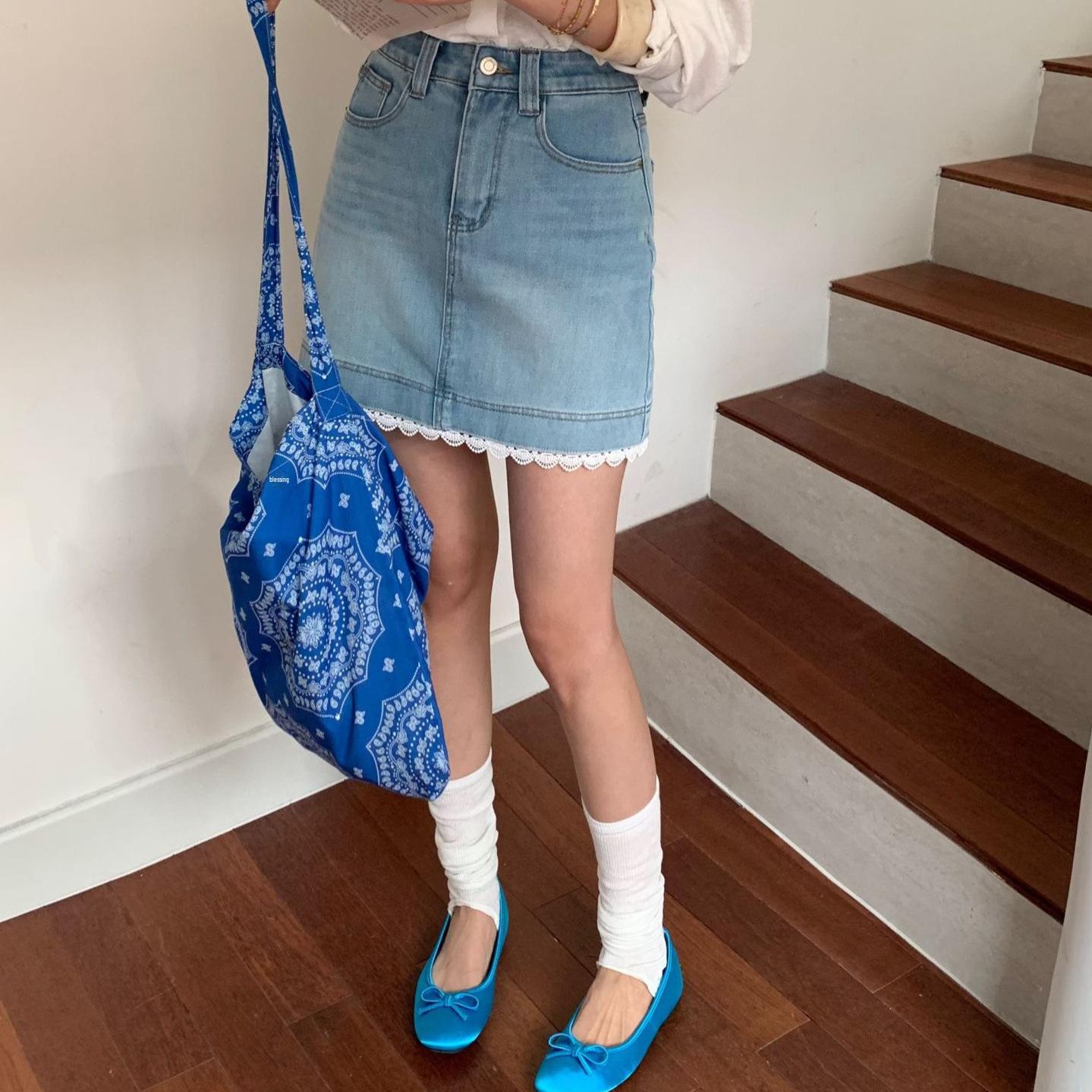 European Style A-Line Denim Skirt with Embroidered Hem, Four-Way Stretch, Light Blue XL светло-синий
European Style A-Line Denim Skirt with Embroidered Hem, Four-Way Stretch, Light Blue XL светло-синий
