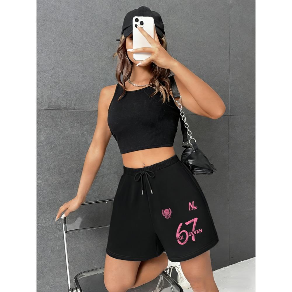 Pant New York Number Six Seven Pattern Women Shorts Elasticity Fashion Jogging Pants Summer Gym Wide Leg Clothing Short Pant S
Pant New York Number Six Seven Pattern Women Shorts Elasticity Fashion Jogging Pants Summer Gym Wide Leg Clothing Short Pant S