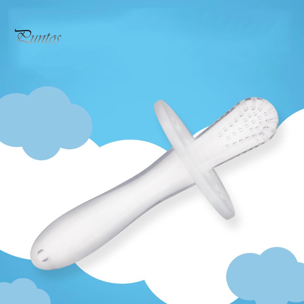 Puntos Baby Handheld Soft Silicone Clear Teether Teething Dental Care Cleaning Device one size
Puntos Baby Handheld Soft Silicone Clear Teether Teething Dental Care Cleaning Device one size