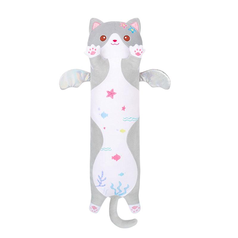 Подушка-плюш в форме длинного кота, игрушка-плюш в виде свиньи, домашний декор, компаньон для сна для девочек Gray,70cm/27.56in
Подушка-плюш в форме длинного кота, игрушка-плюш в виде свиньи, домашний декор, компаньон для сна для девочек Gray,70cm/27.56in
