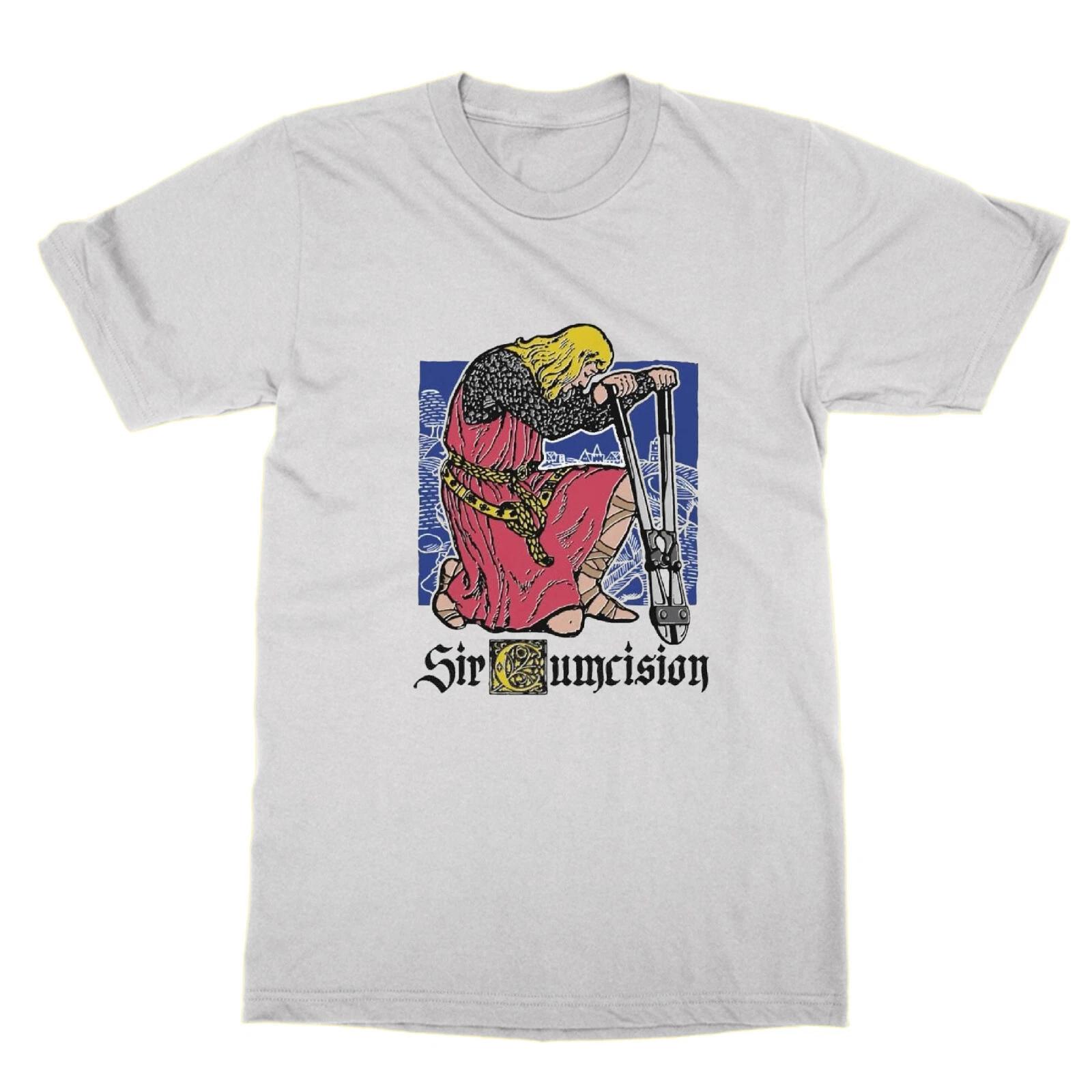 Sir Cumcision tshirt funny medievil knight joke tee pun joke top S
Sir Cumcision tshirt funny medievil knight joke tee pun joke top S