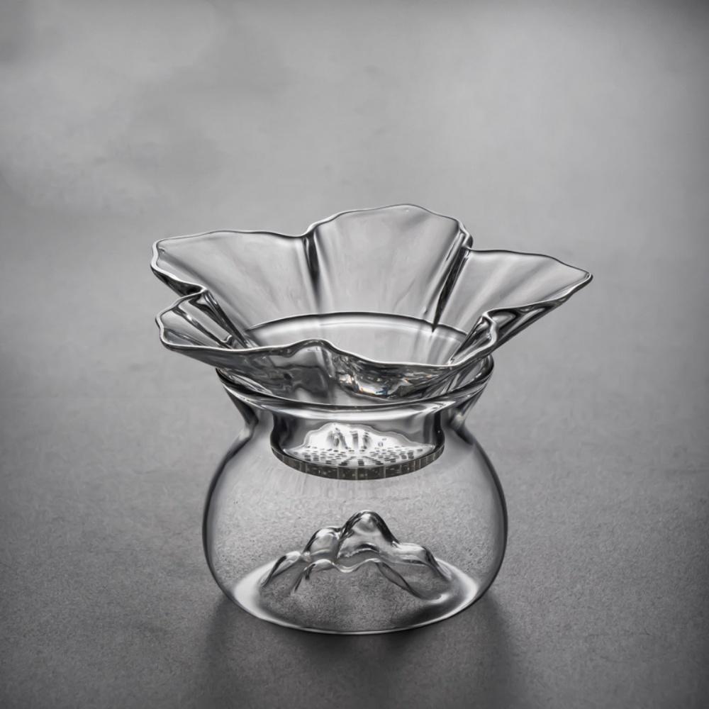 Flower Glass Tea Strainer with Holder Base Fine Mesh Filter for Loose-leaf Tea Gongfu Tea Coffee Beverages прозрачный
Flower Glass Tea Strainer with Holder Base Fine Mesh Filter for Loose-leaf Tea Gongfu Tea Coffee Beverages прозрачный