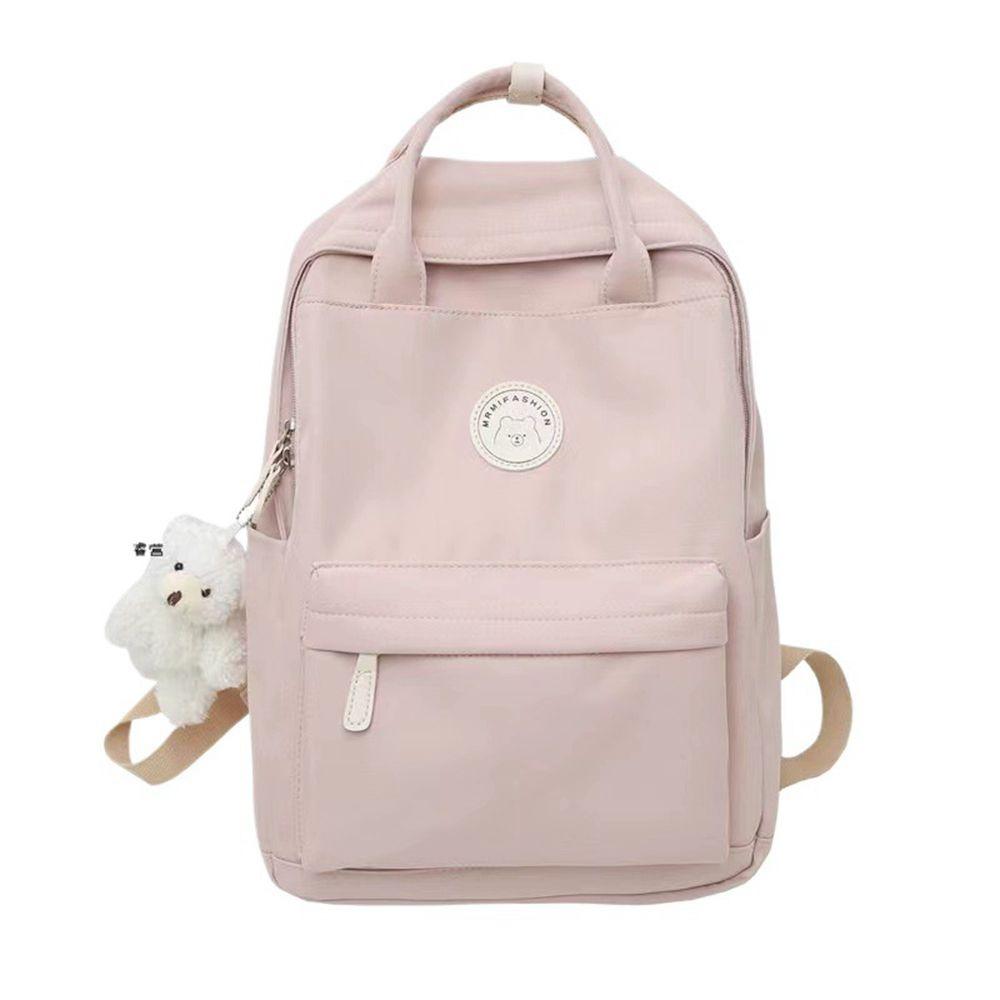 Zipper Academy Girl s School Bag Nylon Plush Pendant Teens Rucksack Travel Use Pink
Zipper Academy Girl s School Bag Nylon Plush Pendant Teens Rucksack Travel Use Pink