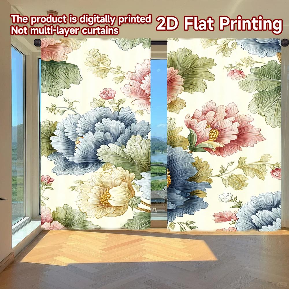 2D FLAT PRINTING 2pcs Curtains (Without Rod) Floral Spring Design(12) Women is Day Festival Creative Curtains Versatile Durable 100*130 Grommet Top 1pcs
2D FLAT PRINTING 2pcs Curtains (Without Rod) Floral Spring Design(12) Women is Day Festival Creative Curtains Versatile Durable 100*130 Grommet Top 1pcs