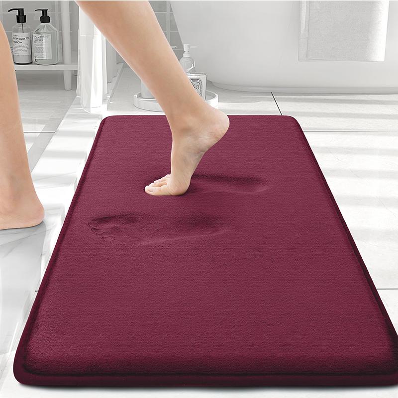 Homaxy Memory Foam Solid Color Bathroom Mat Floor Mat Indoor Non Slip Door Mat Dirt Trap Absorbs Water Comfortable Bathroom Mat 41x61cm красный
Homaxy Memory Foam Solid Color Bathroom Mat Floor Mat Indoor Non Slip Door Mat Dirt Trap Absorbs Water Comfortable Bathroom Mat 41x61cm красный