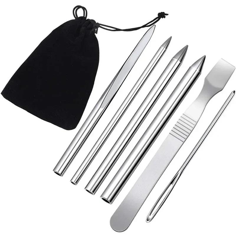 6/9Pcs Stainless Steel Paracord Pin Set Paracord Bracelet DIY Knitting Tool Bracelet Weaving Machine Paracord Knitting Tool Kit
6/9Pcs Stainless Steel Paracord Pin Set Paracord Bracelet DIY Knitting Tool Bracelet Weaving Machine Paracord Knitting Tool Kit