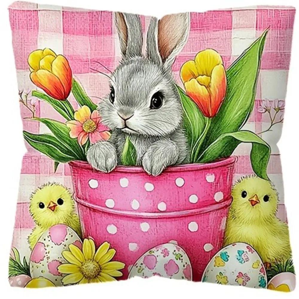 Easter Bunny Print Pillowcase Holiday Bedroom Living Room Decoration Polyester Cushion Cover Nordic Home Decor Pillowcase 30x30cm білий
Easter Bunny Print Pillowcase Holiday Bedroom Living Room Decoration Polyester Cushion Cover Nordic Home Decor Pillowcase 30x30cm білий