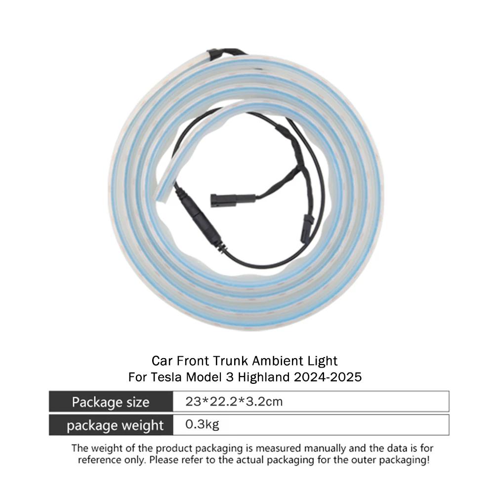 For Tesla Model Y Juniper Model 3 Highland 2025 Front Trunk Frunk LED Ambient Surround Light Flexible Silicone Strip Accessories For Model 3 Highland
For Tesla Model Y Juniper Model 3 Highland 2025 Front Trunk Frunk LED Ambient Surround Light Flexible Silicone Strip Accessories For Model 3 Highland