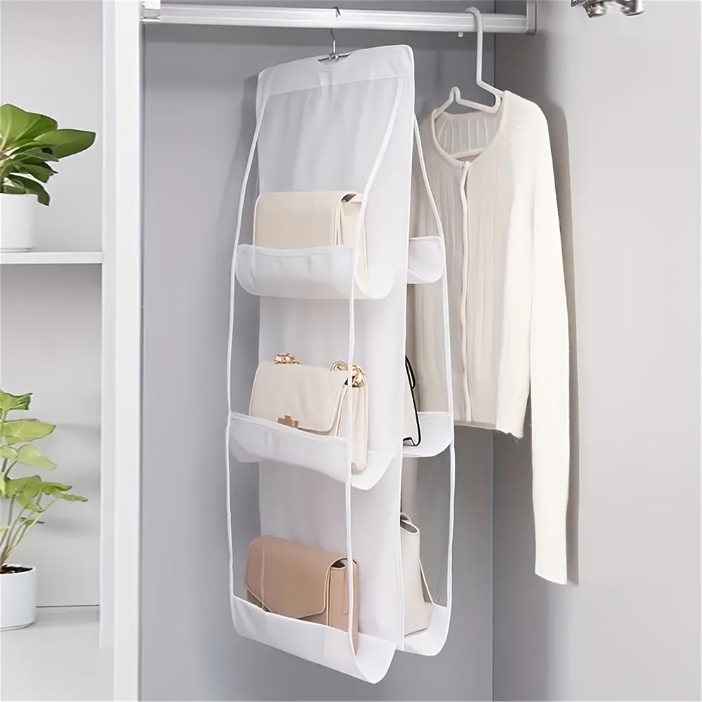 1pc Multi-Layer Hanging Handbag Storage Bag, Closet Organizer for Purses Wallets Shoulder Bags, Space Saving Wardrobe Rack
1pc Multi-Layer Hanging Handbag Storage Bag, Closet Organizer for Purses Wallets Shoulder Bags, Space Saving Wardrobe Rack
