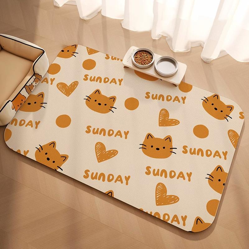 30X40cm Cute Domestic Cat Dog Feeding Mat Pet Placemat For Food Water Bowl With Waterproof Quick-drying Floor Mat Pet Supplies
30X40cm Cute Domestic Cat Dog Feeding Mat Pet Placemat For Food Water Bowl With Waterproof Quick-drying Floor Mat Pet Supplies