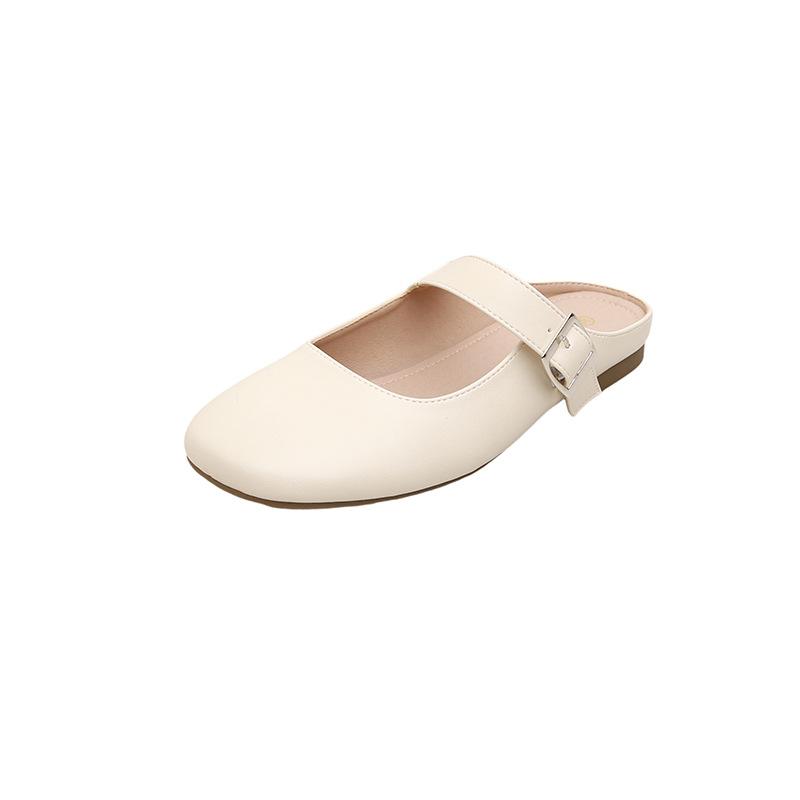 Grape mother has the same style, long summer~ soft and cute wide round head half bag with lazy flat bottom leather half slippers women 35
Grape mother has the same style, long summer~ soft and cute wide round head half bag with lazy flat bottom leather half slippers women 35