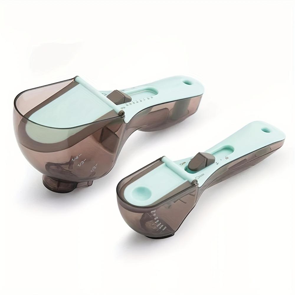 2pcs Adjustable Measuring Spoon Set - Accurate Kitchen Utensils for Baking and Cooking - Plastic, Eight-Speed Scale, Gram, Coffee and Quantitative 2pcs
2pcs Adjustable Measuring Spoon Set - Accurate Kitchen Utensils for Baking and Cooking - Plastic, Eight-Speed Scale, Gram, Coffee and Quantitative 2pcs