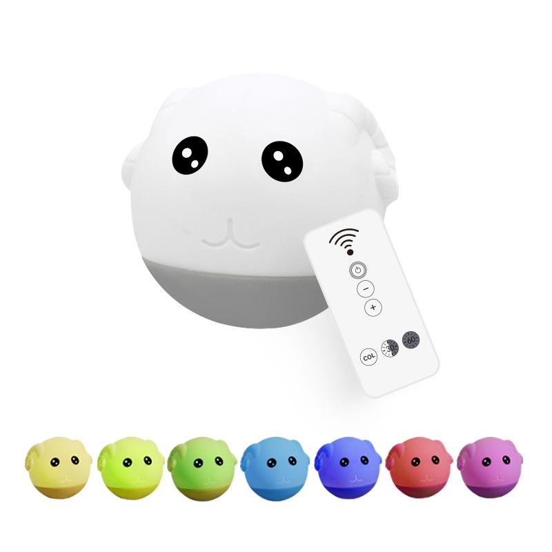 Creative Birthday Gift Cute Cartoon Silicone LED Night Light USB Charging Colorful Dimming Pat with Sleeping Light
Creative Birthday Gift Cute Cartoon Silicone LED Night Light USB Charging Colorful Dimming Pat with Sleeping Light