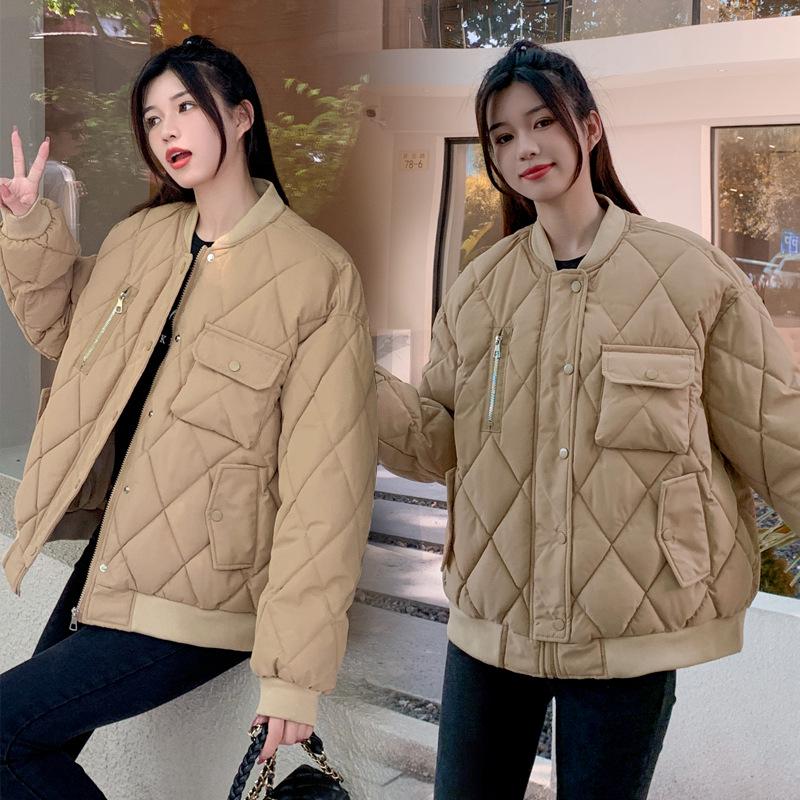 Maillard Argyle Women s Winter Baseball Jacket - Fashionable, Short, Loose, Thickened Cotton-Padded Coat Large хаки
Maillard Argyle Women s Winter Baseball Jacket - Fashionable, Short, Loose, Thickened Cotton-Padded Coat Large хаки
