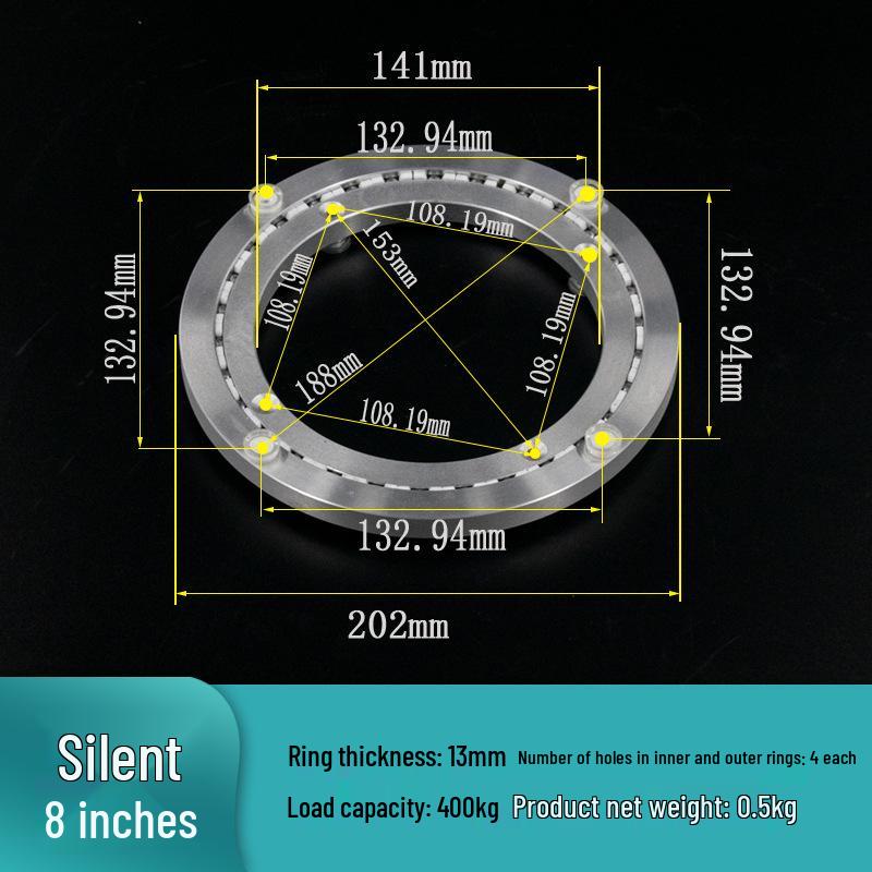 Aluminum Alloy Lazy Susan Table Base: Rotating Stand for Round Dining Tables
Aluminum Alloy Lazy Susan Table Base: Rotating Stand for Round Dining Tables